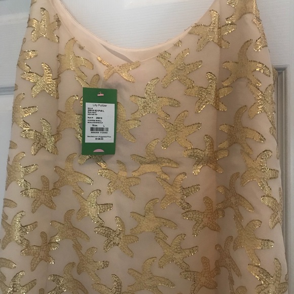 SOLD- Lilly Pulitzer Starfish top - Picture 2 of 3